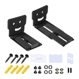 Maxbell Soundbar Wall Mount Bracket Depth Adjustable with Hardware Under TV Style A