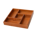 Maxbell Jewelry Organizer Tray Wood Stylish Earring Holder for Shop Bathroom Dresser