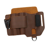 Maxbell PU Leather Multitool Sheath Compact Multitool Pouch for Outdoor Camping Work Brown