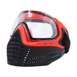 Fencing Mask Professional Fencing Instructor Mask for Cosplay Party Training Red Black