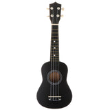 Maxbell Maxbell 21" Hawaii Ukulele Mini 4 Strings Guitar for Kids Beginners Black