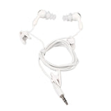 Maxbell 8x3.5mm Waterproof Earphone Headphone Stereo Swimming for MP3 Radio iPod White