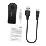 Maxbell Car Aux Receiver Portable Handsfree Calls Audio Adapter for Headphones Color Box Packing