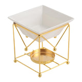 Maxbell Metal Essential Oil Burner Fragrance Aroma Diffuser for Spa golden
