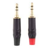 Maxbell 2Pieces 3.5mm 3Pole Male Repair Earphones Audio Solder Jack Plug Adapter - Aladdin Shoppers