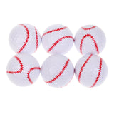 Maxbell 6 Pieces Baseball Pattern Novelty Golf Balls Set Practice Golf Accessory - Aladdin Shoppers