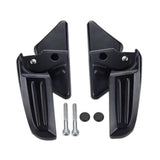 Maxbell Motorcycle Passenger Footrest Aluminum Alloy Rearset for Vespa Black