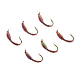 Maxbell 6pcs Buzzer Nymph Flies Trout Fishing Lure Bait Vivid Fly Fishing Flies Set - Aladdin Shoppers