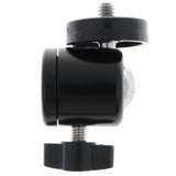 Maxbell Mini Ball Head Mount Adapter 360-degree Rotation with 1/4 Screw Mount for DSLR Cameras Camcorder Video Light LCD Monitors - Aladdin Shoppers