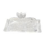 Maxbell Clear Butter Tray with Cover Dustproof for Refrigerator Counter Dining Table