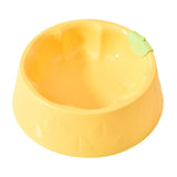 Maxbell Cat Bowl Pet Feeder Bowl Dish Drinking Travel for Small Food Water Bowl yellow
