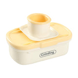 Garlic Grater Slicer Portable Kitchen Utensils Gadgets Chopper Manual Yellow