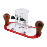 Maxbell Wood Router Base Adjustable Slotting Bracket for Furniture Opening Engraving Red