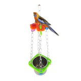 Maxbell Maxbell Parrots Parakeets Cockatiel Bird Cage Hanging Feeder Food Tray SwingToys S