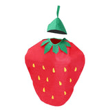 Maxbell 3xKids Fruit Costume Cosplay Cute Children Costume for Themed Party Masquerade Strawberry