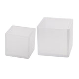 Maxbell 2x Silicone DIY Molds for Resin Jewelry Making Decor Craft Tool Cube 35/65mm