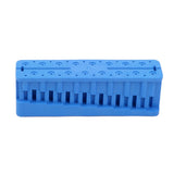 Maxbell Professional Dental Measuring Block K-File H-File Holder Ruler Blue