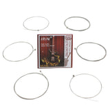 Maxbell 6pcs Electric Guitar Strings Nickel Alloy Wound Silver White E101