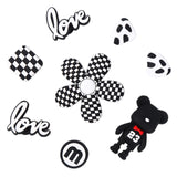 Maxbell 4xBeach Bag Charms Accessories 1.2cm Long DIY Handmade PVC Totes Charm Inserts