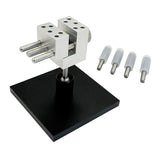 Maxbell Mini Table Vise Miniature Workbench Vise for Jewelry Model Figures Sculpture 4 Clamp rod and base