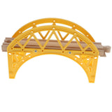 Maxbell Wooden Trains Railway Set Compatible Accessories - Yellow Bridge - Aladdin Shoppers