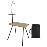 Maxbell Outdoor Camping Foldable Table for Market Stall Multipurpose Detachable Legs Brown