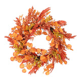 Maxbell Fall Wreaths for Front Door Lifelike Outside 18 inch for Home Farmhouse Wall