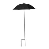 Maxbell Plant Umbrella Sunblock Reusable with Ground Stake Sturdy for Outdoor Plants Black