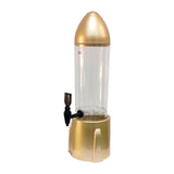 Beer Dispenser 3L Tabletop Drink Dispenser for Home Bar Festive Celebrations Gold