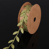 Maxbell 2 Rolls Vintage Satin Leaf Leaves Vine Garlands Ribbon Trim Sewing Craft
