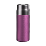 Maxbell Insulated Water Bottle with Lid Hammered Drinkware for Office Fitness Father pink