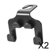 Maxbell 2xCar Headrest Hook SUV Truck Headrest Hanger for Handbag Cloth Umbrellas