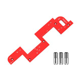 Maxbell Handle Free Cabinet Slotting Tool 2 Depth Hole Spacing Sturdy Auxiliary Tool