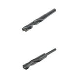 Maxbell 2Pieces High Speed Steel 1/2 Drill Straight Shank Twist Metal Drill Bit