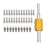 Maxbell Air Conditioning Valve Core Kit Metal Repair Replaces Component Remover Tool Style B