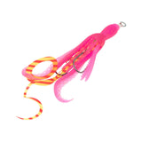 Maxbell Squid Fishing Lure Freshwater Realistic Lake Gift with Sharp Hooks Soft Lure Fluorescent Pink