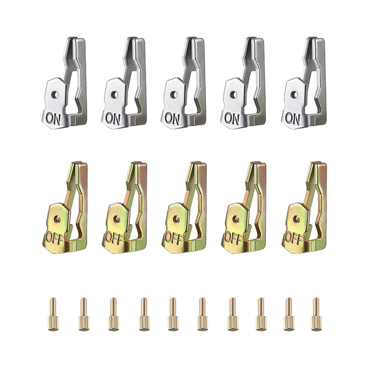Maxbell Maxbell Timer Switch Kit 5 on and 5 Off 10 Screws Clock Dial Trippers timers Timer Parts