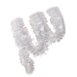 Christmas Tinsel Garland Silver Glitter for Ceiling Staircase Christmas Tree