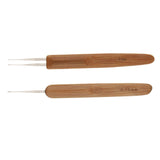 Maxbell 2 Pieces Bamboo Hair Weaving Crochet Needles Hooks Dreadlock Tool 0.5+0.75mm - Aladdin Shoppers