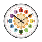 Maxbell Maxbell Kids Wall Clock Wall Art Clock Clock for Living Room Indoor Kitchen 12inch