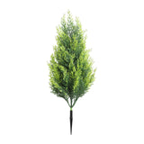 Maxbell Garden Artificial Plant Stake Reusable Fake Plants for Pathway Balcony Porch Two Color