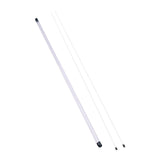 Maxbell 2x Golf Alignment Sticks Portable 48" for Aiming Putting Full Swing Practice white