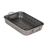 Maxbell Roasting Pan for Baking Turkey, Chicken, and Veggies Baking Tray