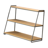 Maxbell 3 Tier Coffee Mug Holder Multifunctional Mug Shelf for Cups Condiments Bowls black S