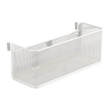 Maxbell Bedside Shelf for Bunk Bed Hanging Organizer for College Dorm Book Notebooks White