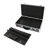Maxbell Microphone Case Aluminum Impact Resistant Live Broadcast Hard Shell Mic Case 51x27x14cm black