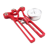 Maxbell Maxbell Bike Spoke Tension Meter Deluxe Bicycle Spoke Tensiometer Watch Wheel Tool Red Mechanical