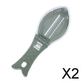 Maxbell 2xMulti-function Fish Scraper Scale Remover Fishing Knife Cleaning Tools