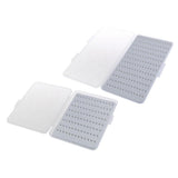 Maxbell 2pcs Fly Fishing Box Super Slim Waterproof Fishing Flies Lure Box 2 Size
