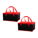 Maxbell 2x Insulated Delivery Bag Reusable Thermal Cooler Bag for Work Home Catering 42cmx31cmx21cm